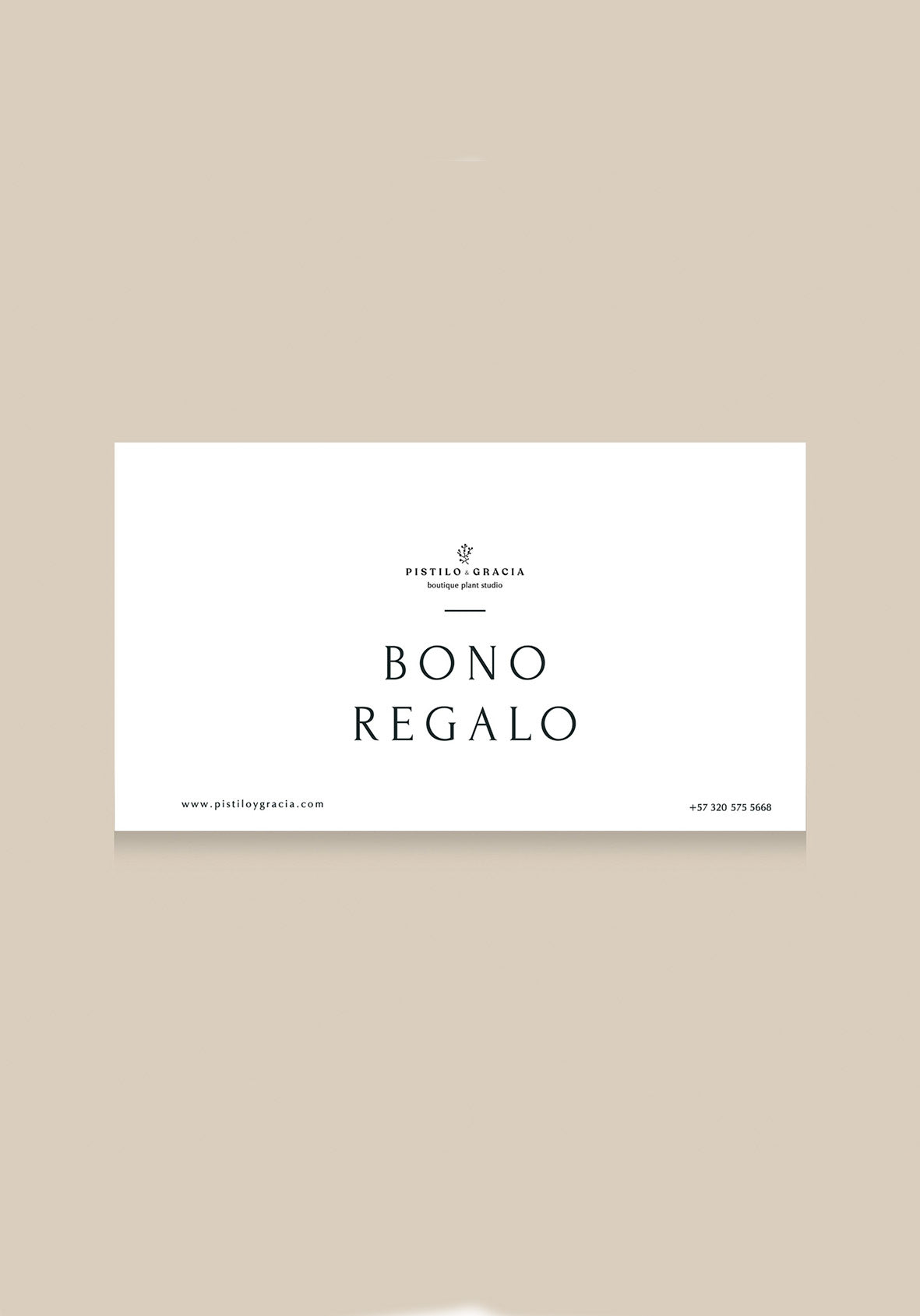 Bono Regalo - Pistilo & Gracia