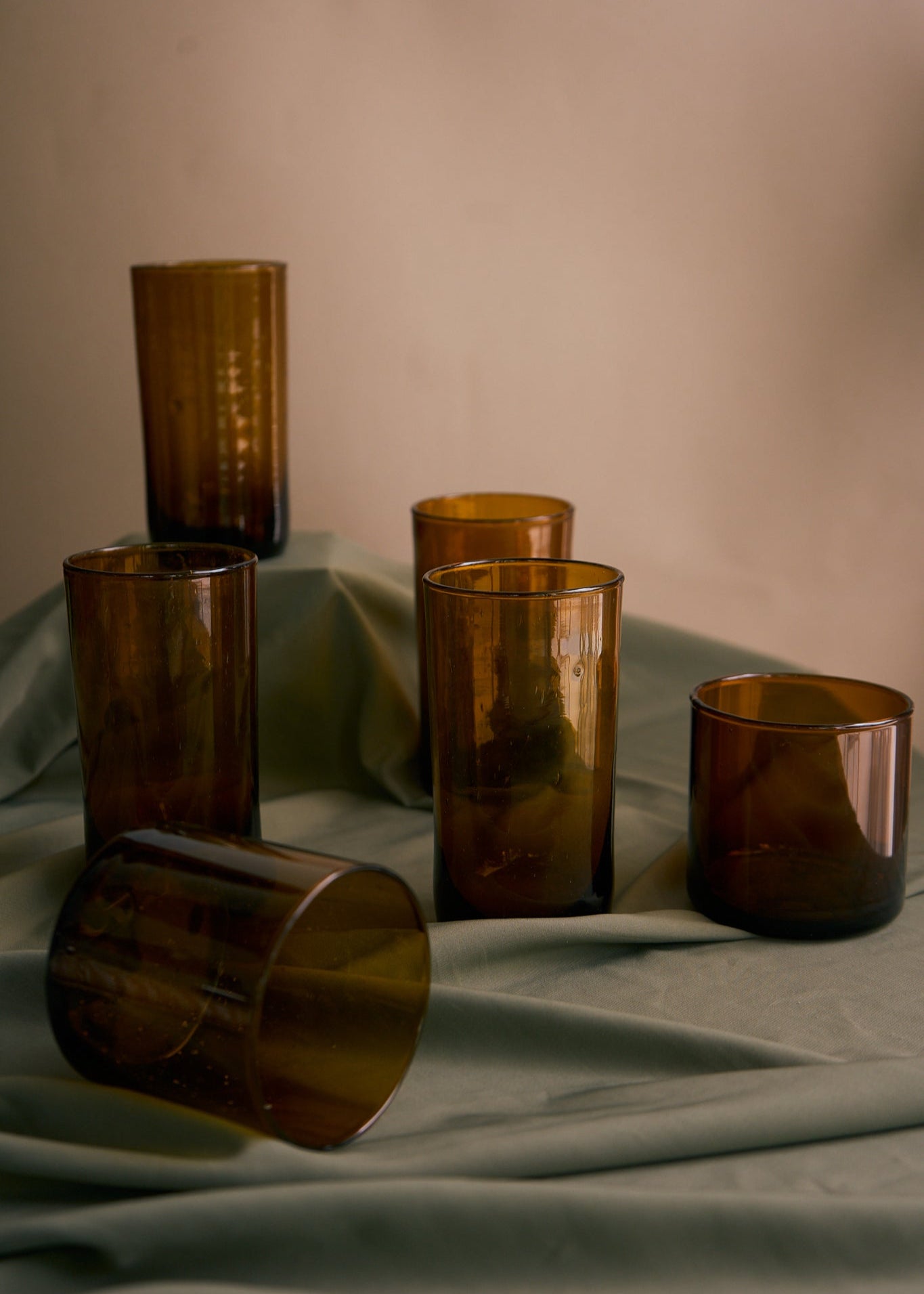 Vaso Alto Ambar x 6 - Pistilo & Gracia