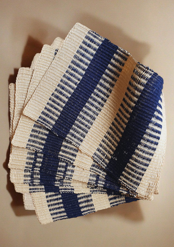 Set x 6 Individuales Stripes Fique - Pistilo & Gracia
