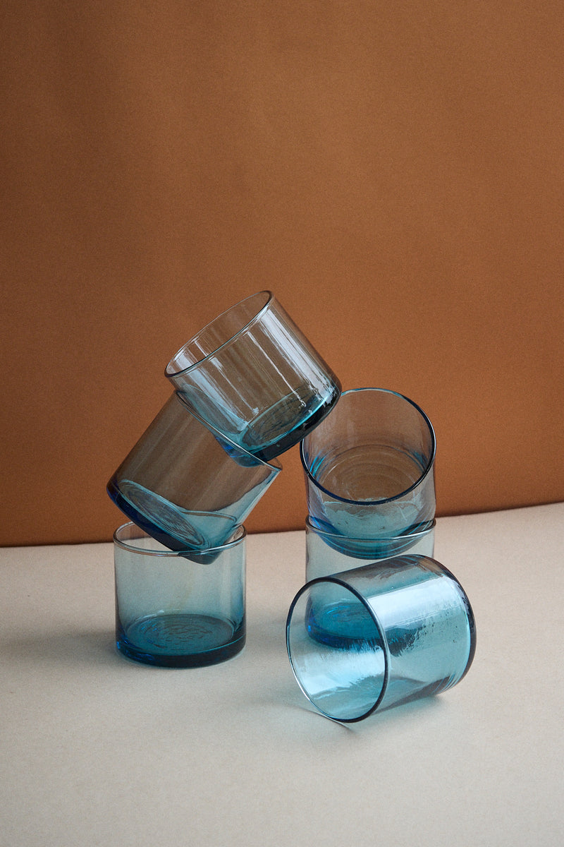 Vaso #8 Azul x 6