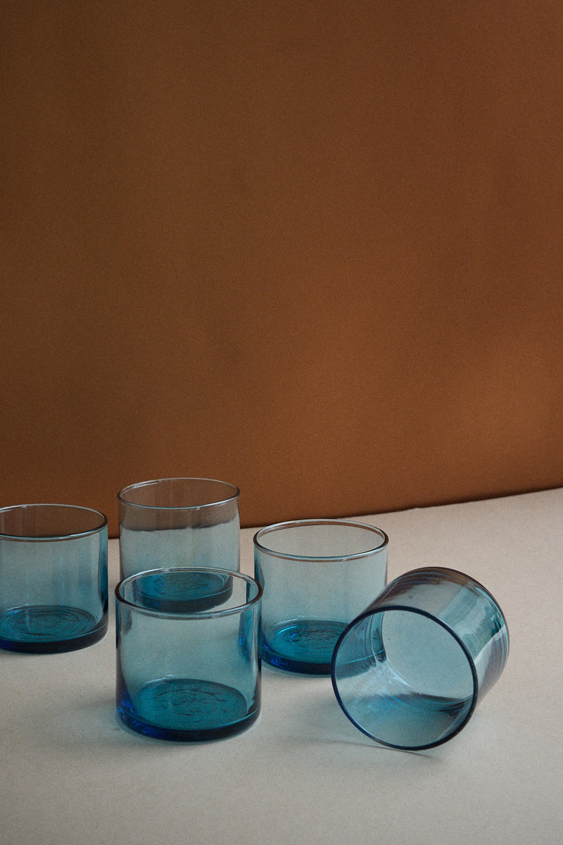 Vaso #8 Azul x 6