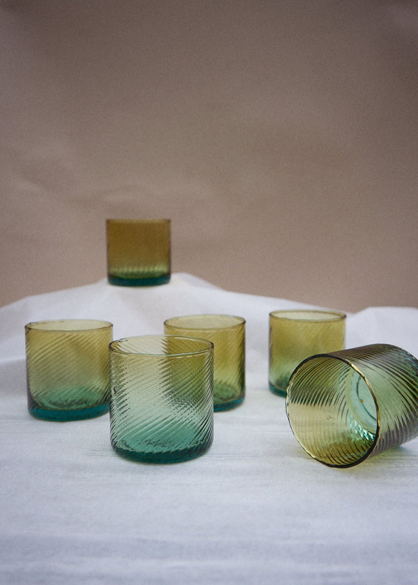 Vaso Rayado x 6
