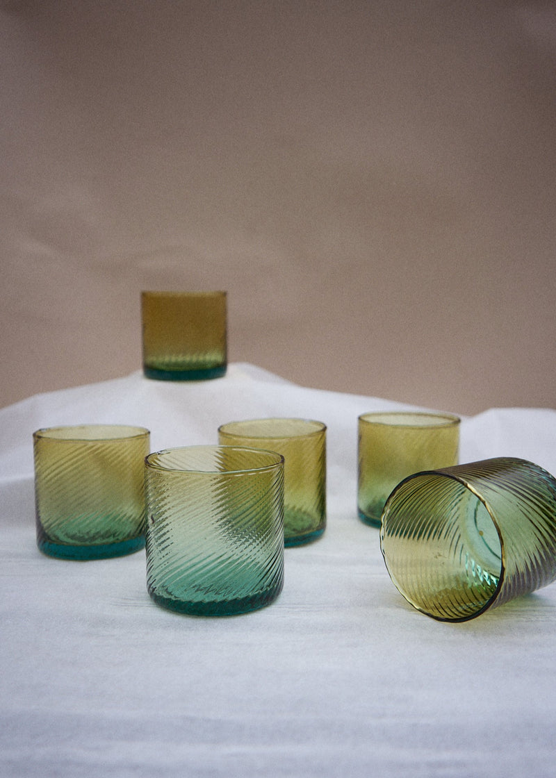 Vaso Rayado x 6
